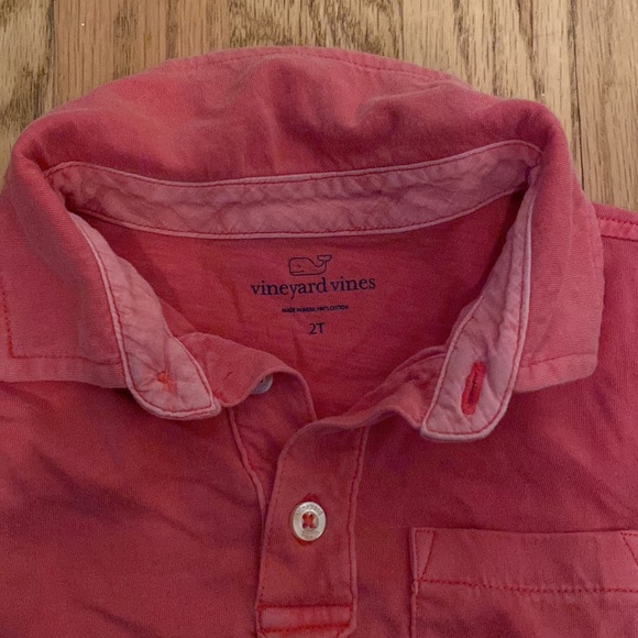 Vineyard vines navy 2T polo - Picture 3 of 4
